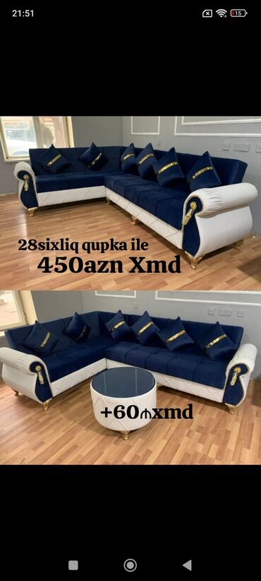 Çarpayılar: Künc divan, Yeni, Açılmayan, Bazasız, Parça, Şəhərdaxili pulsuz çatdırılma