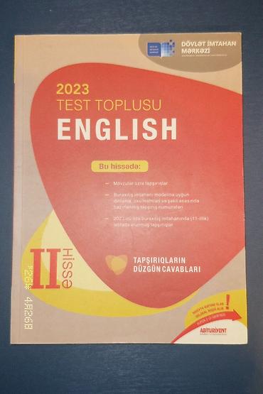 Testlər: İngilis dili Testlər 11-ci sinif, DİM, 2-ci hissə, 2023 il — 1
