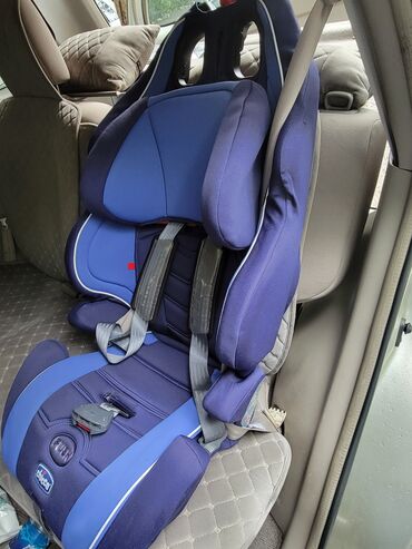 детские авто кресла: Автокресло, цвет - Синий, Б/у