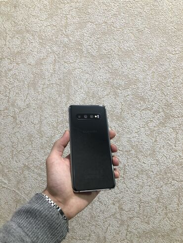 Мобильные телефоны и аксессуары: Samsung Galaxy S10, 128 ГБ, цвет - Черный, Кнопочный, Отпечаток пальца