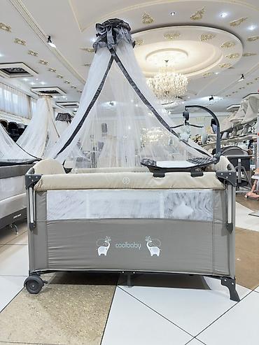 электронный манеж: Манеж-кровать Coolbaby с комплектом аксессуаров - Универсальный — 4