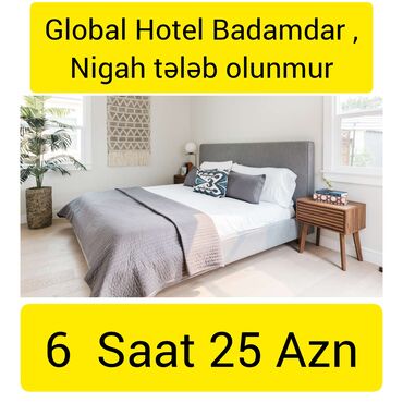 əcəmidə 1 otaqlı kirayə evlər: Global Hotel Badamdar filialimiz 3 saat 20 Azn 6 saat 25 azn 12 saat