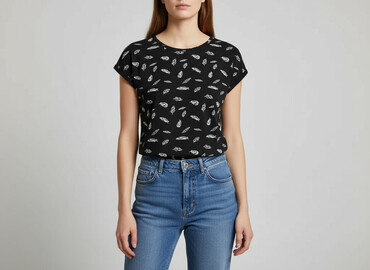 fields of the nephilim t shirty: Sinsay, T-shirt damski, rozmiar S