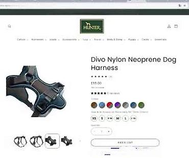 Oprema za kućne ljubimce: Hunter neoprensko oprsnik za pse – vojno zelena boja - Ergonomskog Y — 10