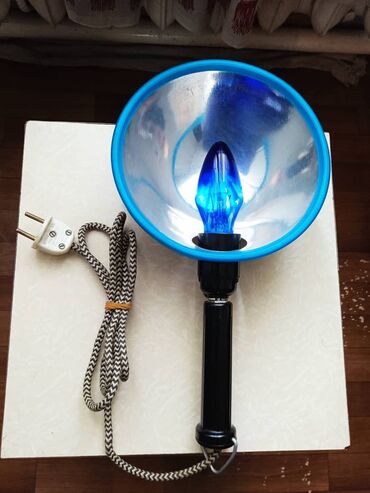 синяя лампа: Рефлектор Минина медицинский 
( СССР ) Синяя лампа