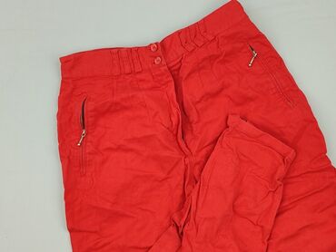 massimo dutti spodnie wyprzedaż: Material trousers for women, size XL
