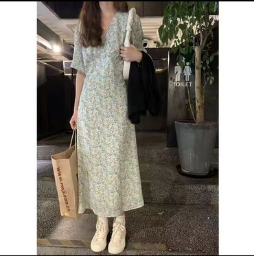 mia платье: Повседневное платье, Китай, Лето, Короткая модель, Стандарт