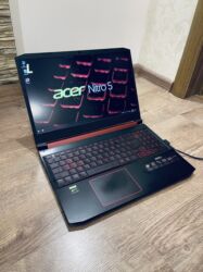 ноутбуки дешовые: Ноутбук, Acer, 12 ГБ ОЗУ, Intel Core i5, 15.6 ", Б/у, Игровой, память HDD + SSD
