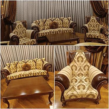 Divan desti satilir .Qiymet 650 azn. Deste daxildir: 1Divan+2