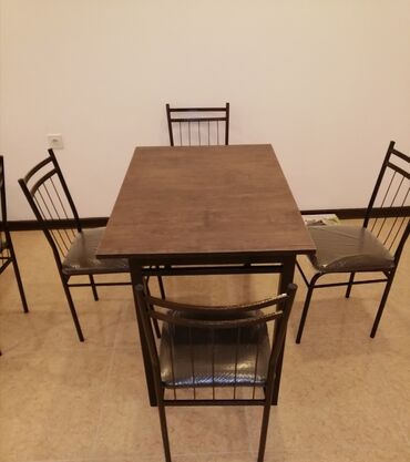 Masa və oturacaq dəstləri: 110‼️manatdan başlayir 4nəfərlik stol və stullar anbardan satiş var — 18