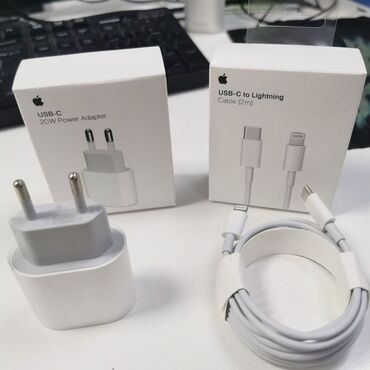 Kabellər və adapterlər: Apple 20w +Cable 1metr Odenişzis catdirilma A klass Zarydka Usb cabel