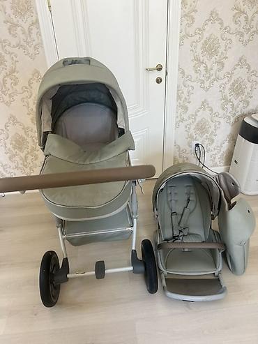 Детская коляска ANEX M/type 2-в-1, цвет светло‑оливковый/серый. Цена at lalafo.kg Детская коляска ANEX M/type 2-в-1, цвет светло‑оливковый/серый. Цена