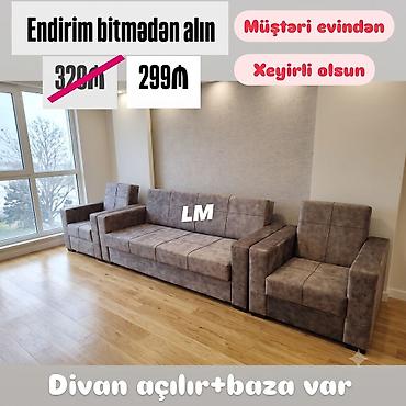 divan restoran: Yeni, Divan, 2 kreslo, Divan, Bazalı, Açılan — 3