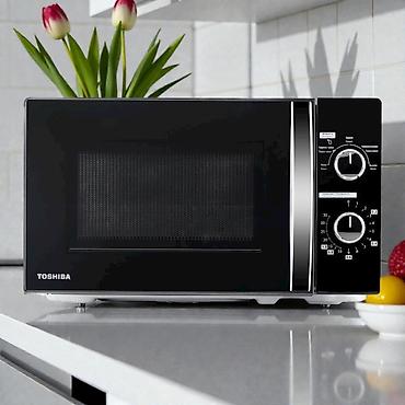 Микроволновки: №: 9818 Məhsulun adı: Mikrodalğalı soba Toshiba MW-MM20PBK-1001 Brend — 3
