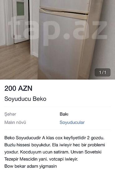ronin kamera: Beko soyuducu – A sinif enerji sərfiyyatı ilə, 2 kameralı model — 1