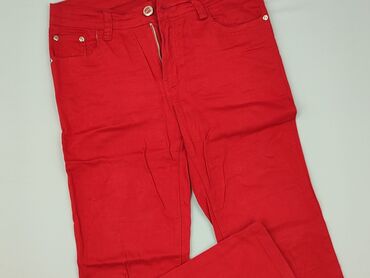 Women: Material trousers for women, size M (EU 38)