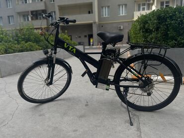 velesbet ucuz: İşlənmiş Elektrik velosipedi 26", sürətlərin sayı: 7, 250 Vt