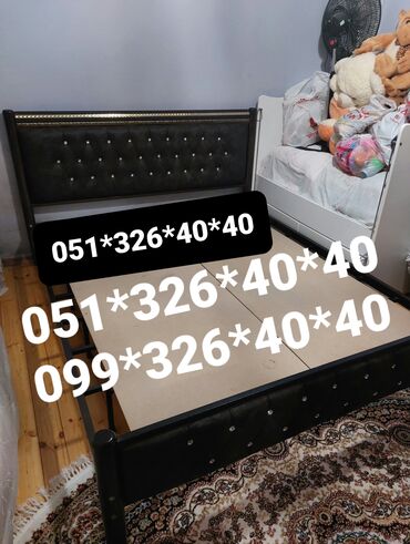 Çarpayılar: Yeni, İkinəfərlik çarpayı, Bazasız, Matras ilə, Siyirməsiz, Azərbaycan — 23