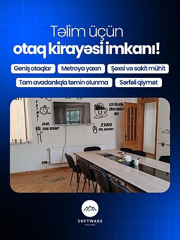 günü: Ofis otağı icarəyə verilir. Gün ərzində ofis kimi istifadə üçün tam — 4
