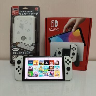 джойстик для игры на телевизоре: 🔥Прошитый Nintendo Switch OLED 64 + 256 ГБ | Полный комплект | 25 игр