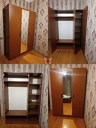 Dolab 150m tam ideal vəziyətdə ölçü hündür 2.20 en 1.50 dərinlik 50 sm