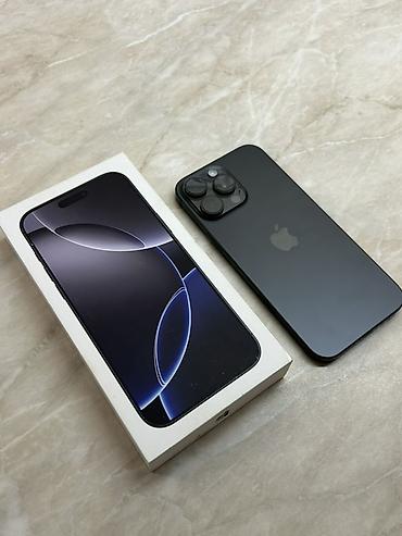 IPhone 16 Pro Max 256 цвет Black Titanium. Комплектация: оригинальная at lalafo.kg IPhone 16 Pro Max 256 цвет Black Titanium. Комплектация: оригинальная