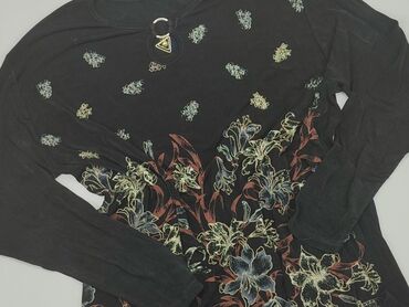 czarne bluzki z długim rękawem: Blouse, XL (EU 42), condition - Very good