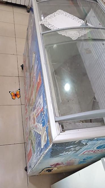 soyuducu binə: Dondurucu 400m ölçü 1.30*0.65sm ünvan Binə atçiliq. SAMİRƏ — 1