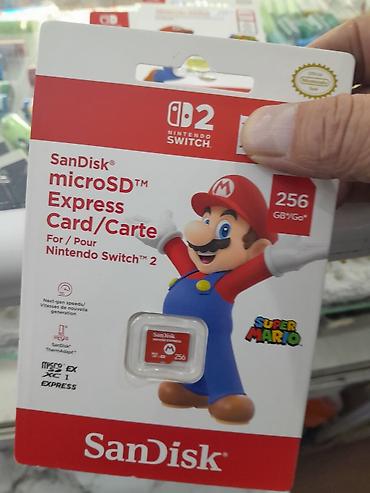 yaddas kart: SanDisk microSD Express kart – Nintendo Switch 2 üçün - Yaddaş — 1