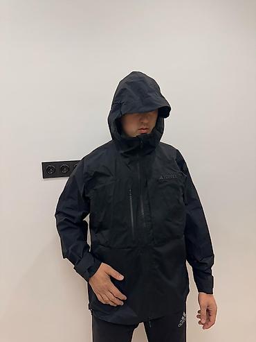 большемеры: Мужская куртка, XL, Adidas, Новый, цвет - Черный, Бесплатная доставка — 2