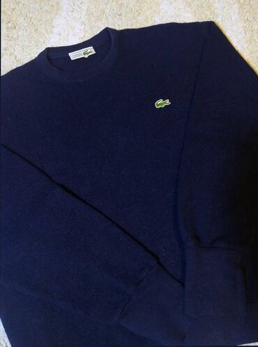 Džemperi: Džemper, Lacoste, bоја - Tamnoplava, Vuna — 2