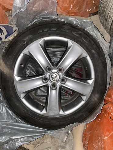 хромированные диски: Дөңгөлөктөр монтажда 215 / 55 / R 17, Жай, Колдонулган, Комплект