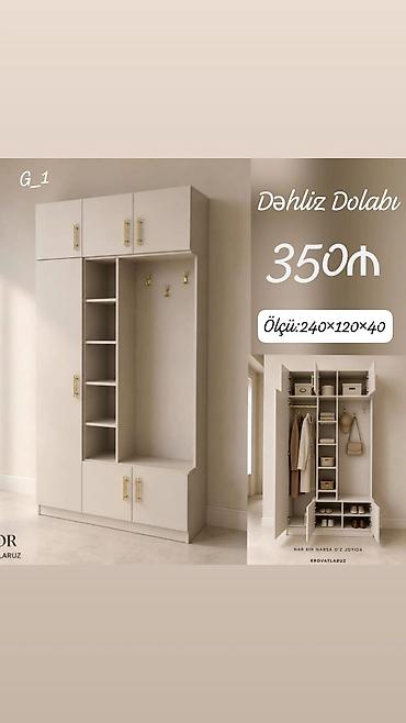 Dəhliz dolabı – funksional giriş mebeli Qiymət: 350₼ Ölçü: 240 × 120 × lalafo.az -da Dəhliz dolabı – funksional giriş mebeli Qiymət: 350₼ Ölçü: 240 × 120 ×