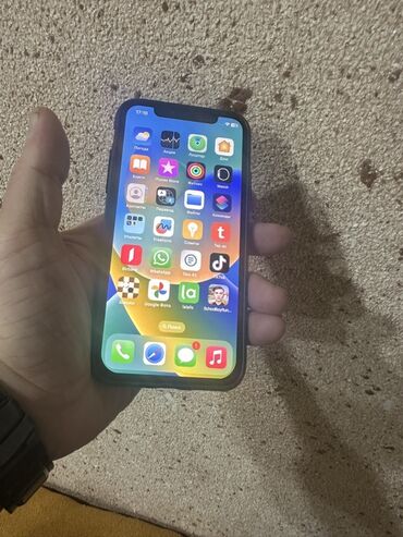 iphone x plata: IPhone X, 64 GB, Ağ, Face ID