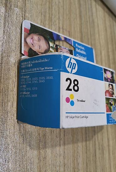 Картриджи: HP printer katrici. 28 rəngli. yenidir. istifadə olunmayıb — 2