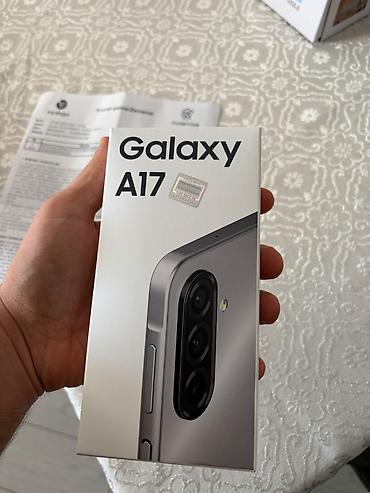 Samsung Galaxy A17, 128 GB, rəng - Gümüşü, Zəmanət, Sensor, Barmaq izi lalafo.az -da Samsung Galaxy A17, 128 GB, rəng - Gümüşü, Zəmanət, Sensor, Barmaq izi