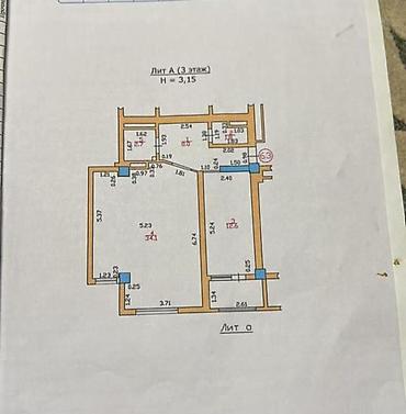 Продажа квартир: 2 комнаты, 63 м², Элитка, 3 этаж, Евроремонт — 10