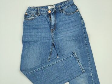 pull and bear jeansy: Spodnie jeansowe, 11 lat, 140/146, stan - Bardzo dobry