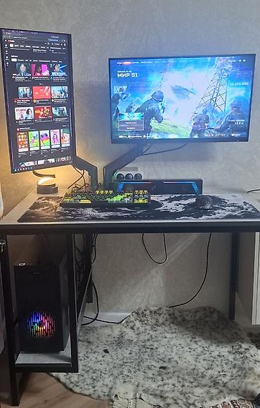 видеокарты пк: Компьютер, ядер - 6, ОЗУ 16 ГБ, Игровой, Б/у, Intel Core i5, NVIDIA GeForce RTX 4060, HDD + SSD — 1