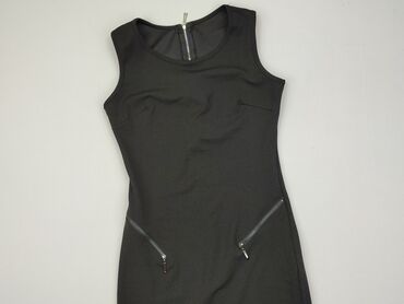 rozkloszowane czarne spódniczka: Sukienka, M, stan - Bardzo dobry