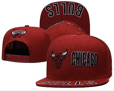 чикаго: Кепка-снэпбэк Chicago Bulls - Цвет: насыщенный красный - Прямой — 1