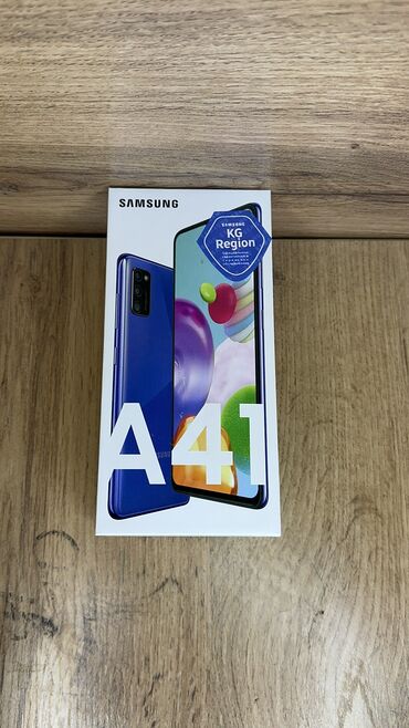 note 3: Samsung Galaxy A41, Б/у, 64 ГБ, цвет - Голубой