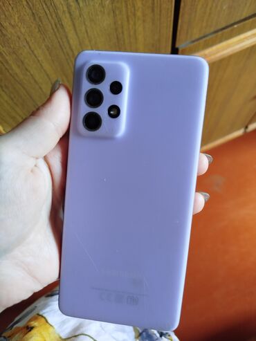 a70 kabro: Samsung Galaxy A52, rəng - Bənövşəyi, Barmaq izi, İki sim kartlı