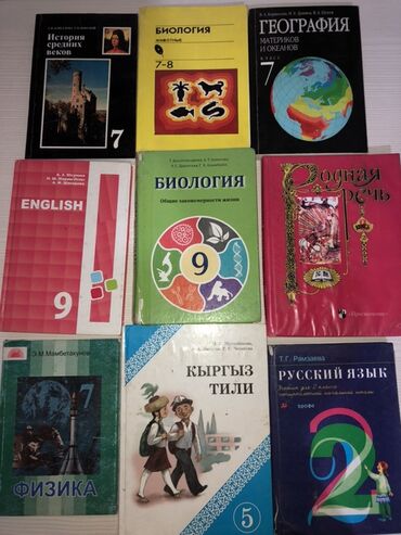 книги школьников: Подборка школьных учебников на разных классах и предметах. В наборе