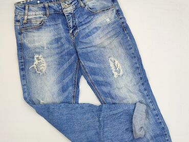 podarte jeansy: Zara, Jeansy damskie, rozmiar M