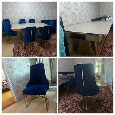 Masa 6 oturacaqla‼️‼️‼️ Qiymet 720 azn 4 aydi cehiz alinib ideal