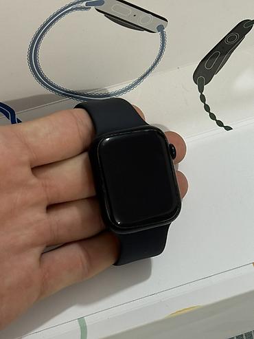 Apple Watch: Apple Watch Series 7, 45 мм, 32 GB (чёрный) Часы в хорошем состоянии — 1