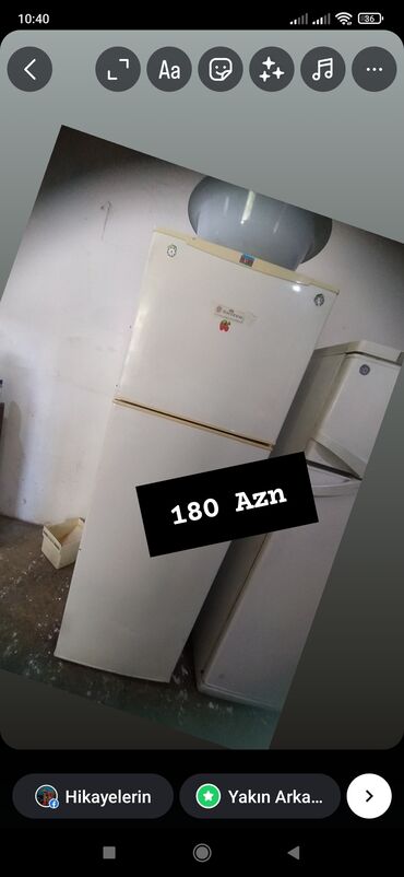 İşlənmiş 3 qapılı Galanz Soyuducu Satılır, Dolab içi