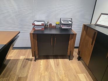 ofis stolları: Ofis mebel dəsti – direktor masasının komplekti Təzə Alınıb 3 aydı — 5