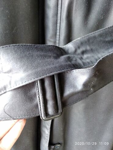 Mantili: 6XL, Upotrebljenо, Sa postavom, Jednobojni, bоја - Crna — 8